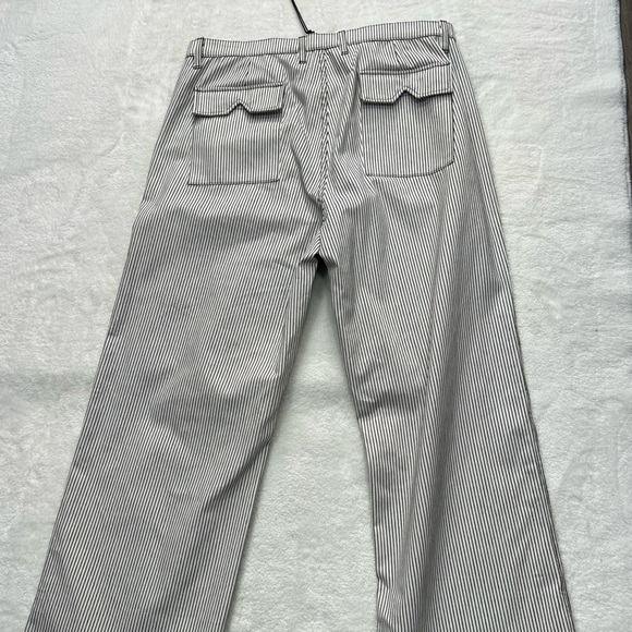 Rhude Pinstriped Front Pocket Pants White Black Men’s 2XL - Picture 9 of 9